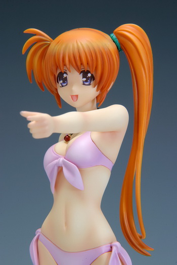 Magical Girl Lyrical Nanoha Strikers Takamachi Nanoha 1/10 PVC figure by WAVE Magical Girl Lyrical Nanoha Strikers Takamachi Nanoha 1/10 PVC figure by WAVE