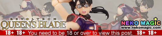 Queen’s Blade the Weapons Shop Cattleya Revoltech QB 009 action figure by Kaiyodo Queen’s Blade the Weapons Shop Cattleya Revoltech QB 009 action figure by Kaiyodo