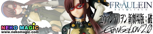 Evangelion 2.0 You can (not) Advance Makinami Mari Illustrious Old Plug Suit Fraulein Revoltech 020 action figure by Kaiyodo Evangelion 2.0 You can (not) Advance Makinami Mari Illustrious Old Plug Suit Fraulein Revoltech 020 action figure by Kaiyodo