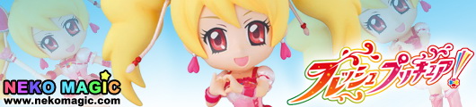 Fresh Precure! Cure Peach chibi arts action figure by Bandai Fresh Precure! Cure Peach chibi arts action figure by Bandai