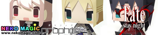 Fate/stay night – Fate/stay night 3 kinds Set Exclusive Graphig 027 029 paper craft by Cospa Fate/stay night – Fate/stay night 3 kinds Set Exclusive Graphig 027 029 paper craft by Cospa