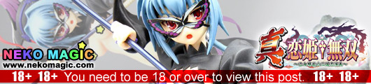 Shin Koihime Muso Choun Black Butterfly Mask Ver. 1/8 PVC figure by Zigz Toy Shin Koihime Muso Choun Black Butterfly Mask Ver. 1/8 PVC figure by Zigz Toy