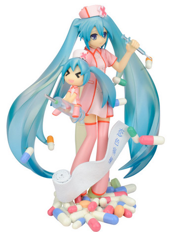 hatsune miku love colored ward figure