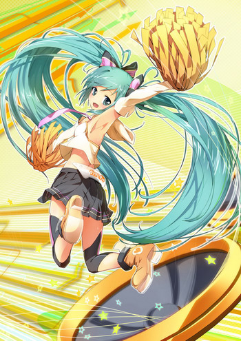 Vocaloid 2 Hatsune Miku Cheerful Ver. 1/8 PVC figure by Good Smile Company Vocaloid 2 Hatsune Miku Cheerful Ver. 1/8 PVC figure by Good Smile Company