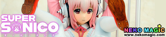 Nitro Super Sonic – Super Sonico Lolita Maid Ver. + Bed Base Set 1/6 PVC figure by Gift Nitro Super Sonic – Super Sonico Lolita Maid Ver. + Bed Base Set 1/6 PVC figure by Gift