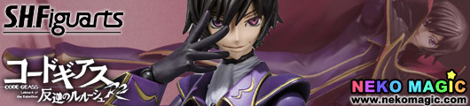 Code Geass: Lelouch of the Rebellion R2 – Lelouch Lamperouge Zero R2 Ver. S.H.Figuarts action figure by Bandai Code Geass: Lelouch of the Rebellion R2 – Lelouch Lamperouge Zero R2 Ver. S.H.Figuarts action figure by Bandai