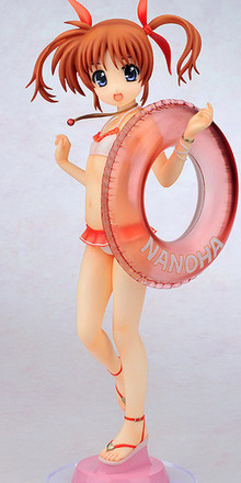 Magical Girl Lyrical Nanoha The Movie 1st – Takamachi Nanoha Swimsuit Ver. 1/4 PVC figure by Gift