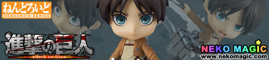 Attack on Titan – Eren Yeager Nendoroid No.375 action figure set by Good Smile Company Attack on Titan – Eren Yeager Nendoroid No.375 action figure set by Good Smile Company