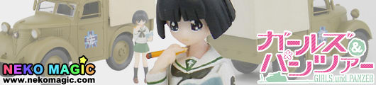 Girls und Panzer – Oarai Girls High School Loudspeaker Van Type 95 Small Vehicle 1/35 completed model & Sono Midoriko 1/35 PVC figure by PairDot/Pit road Girls und Panzer – Oarai Girls High School Loudspeaker Van Type 95 Small Vehicle 1/35 completed model & Sono Midoriko 1/35 PVC figure by PairDot/Pit road