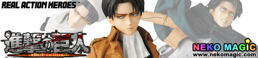 Attack on Titan – Levi Real Action Heroes 662 30cm doll by Medicom Toy Attack on Titan – Levi Real Action Heroes 662 30cm doll by Medicom Toy