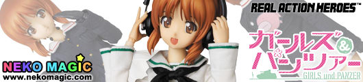 Girls und Panzer – Nishizumi Miho Real Action Heroes 682 27cm doll by Medicom Toy Girls und Panzer – Nishizumi Miho Real Action Heroes 682 27cm doll by Medicom Toy