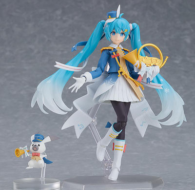 Neko Magic Anime Figure News Exclusive Vocaloid 2 Snow Miku Snow Parade Ver Figma Ex 060 Action Figure By Max Factory