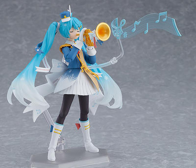 Neko Magic Anime Figure News Exclusive Vocaloid 2 Snow Miku Snow Parade Ver Figma Ex 060 Action Figure By Max Factory