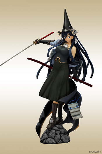 Sengoku Rance Uesugi Kenshin Black color 1/7 PVC figure by R-Line ...