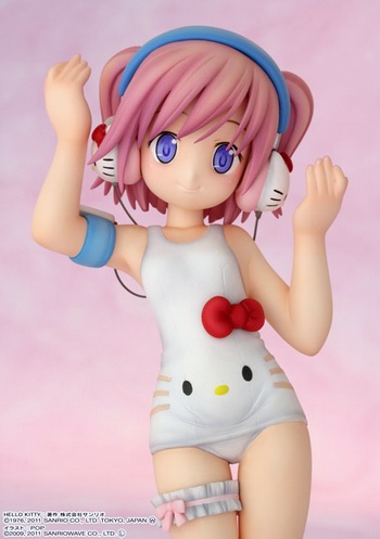Together with Hello Kitty! – Minase Shizuku non-scale PVC figure 