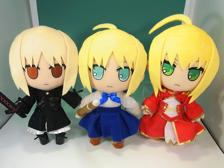 fate saber plush