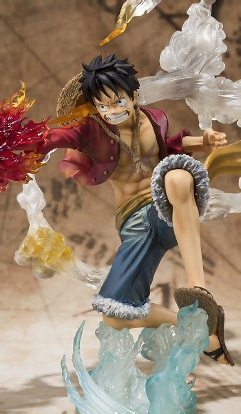 One Piece Monkey D Luffy Battle Ver Gomu Gomu No Red Hawk Figuarts Zero Non Scale Pvc Figure By Bandai Neko Magic