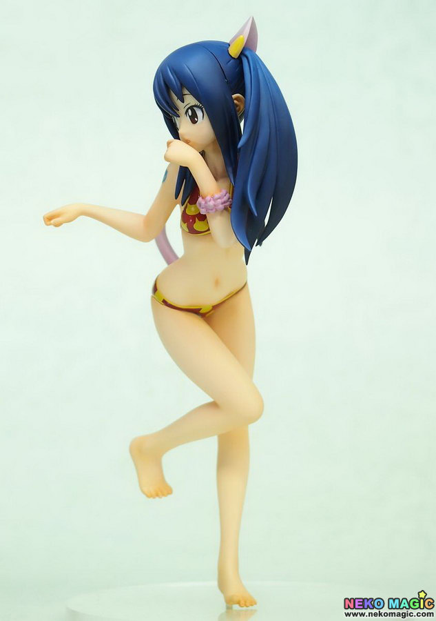 Fairy Tail Wendy Marvell 1/8 Scale Figure Swimsuit ver Figure Anime Manga Toy   4532149500050