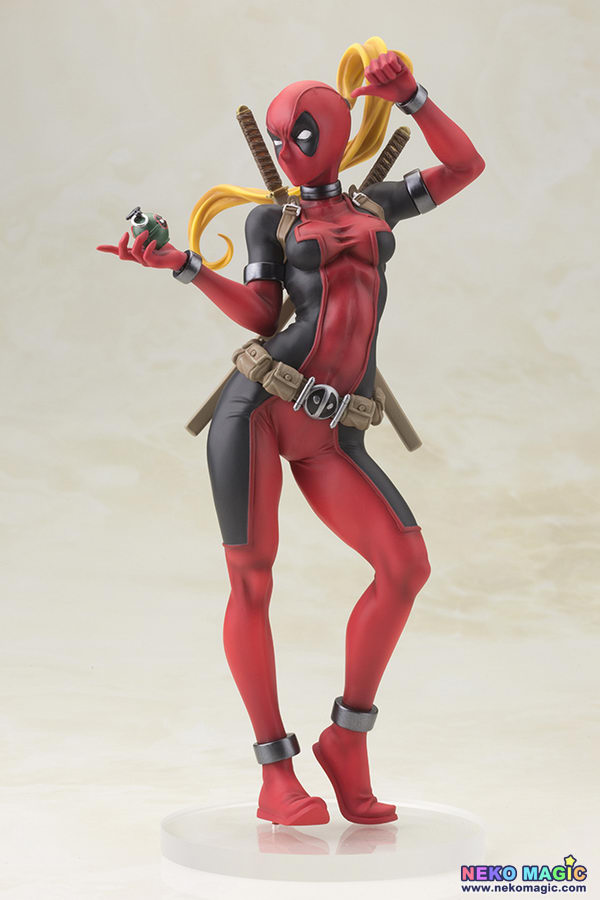 kotobukiya marvel bishoujo lady deadpool statue