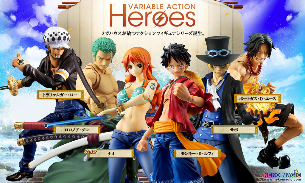 One Piece Nami Variable Action Heroes nonscale action figure by