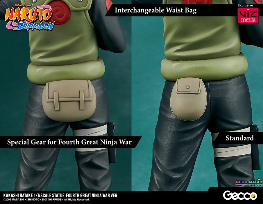 Naruto Hatake Kakashi Fourth Great Ninja War Ver. 1/8 PVC figure by