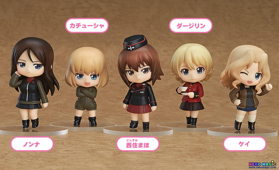 Girls Und Panzer Girls Und Panzer Other High Schools Ver Nendoroid Petit Trading Figures By Good Smile Company Neko Magic