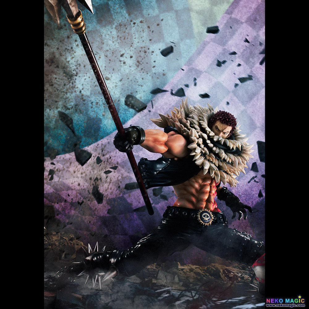One Piece Anime Figure Roi De L’artiste Charlotte Katakuri Pvc Action