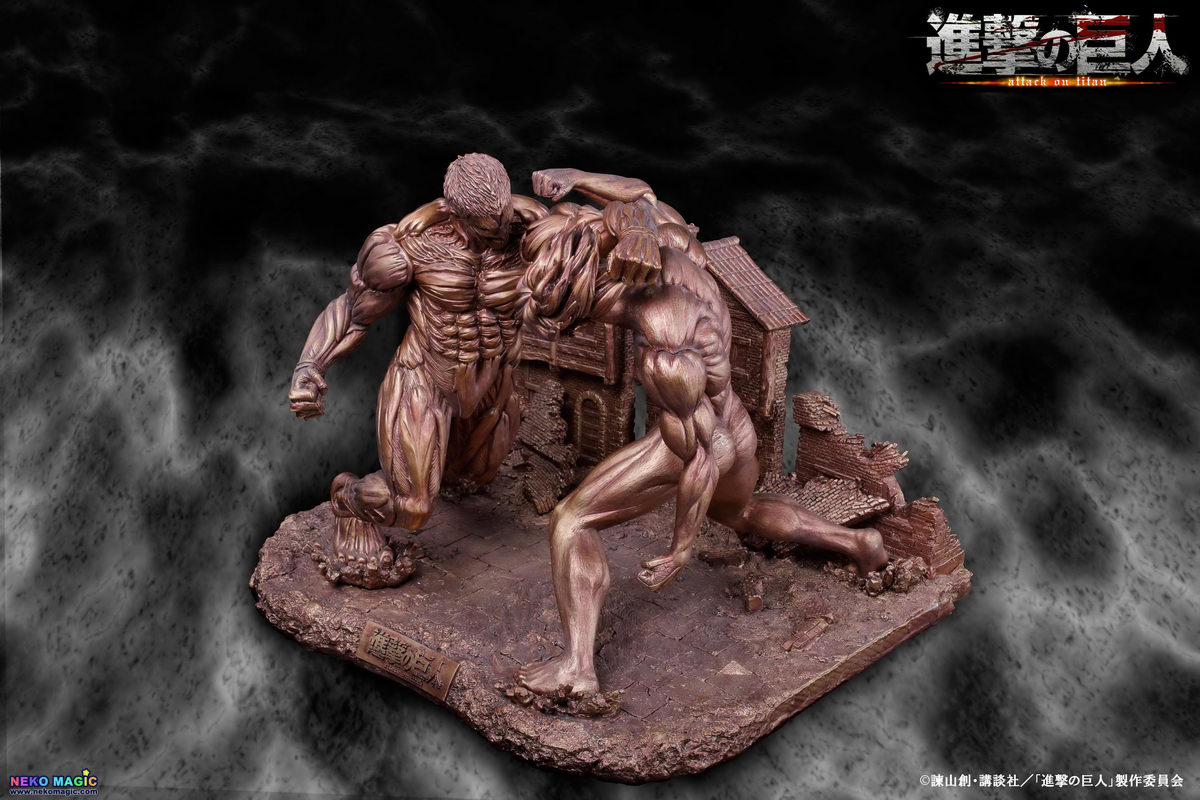 Attack on titan online exhibition Attack Titan Eren Yeager Diorama