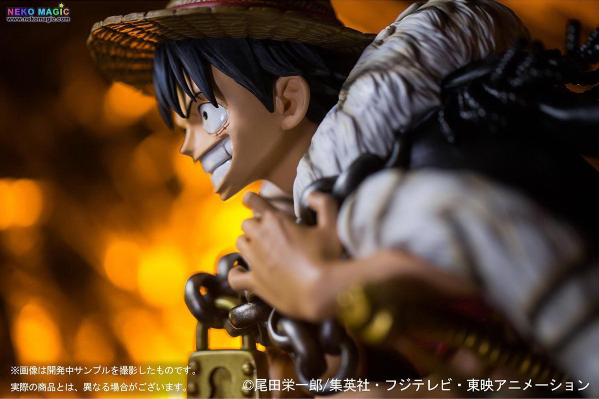 Exclusive One Piece Monkey D Luffy One Piece Log Collection Large Statue Series Non Scale Pvc Figure By Plex Neko Magic