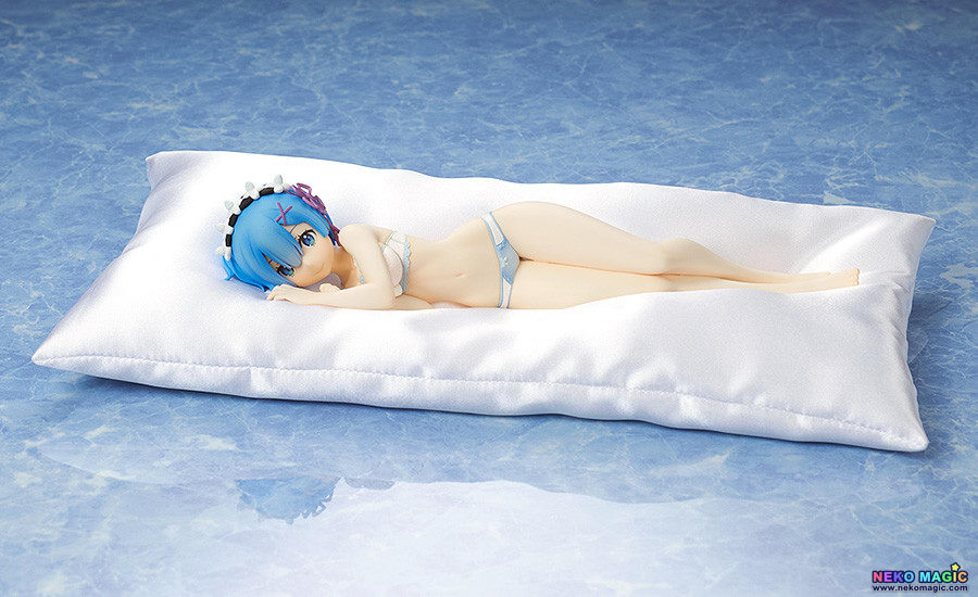 Figurine Ram – Re:Zero – Ram Sleep Sharing Blue Lingerie Ver. – KADOKAWA